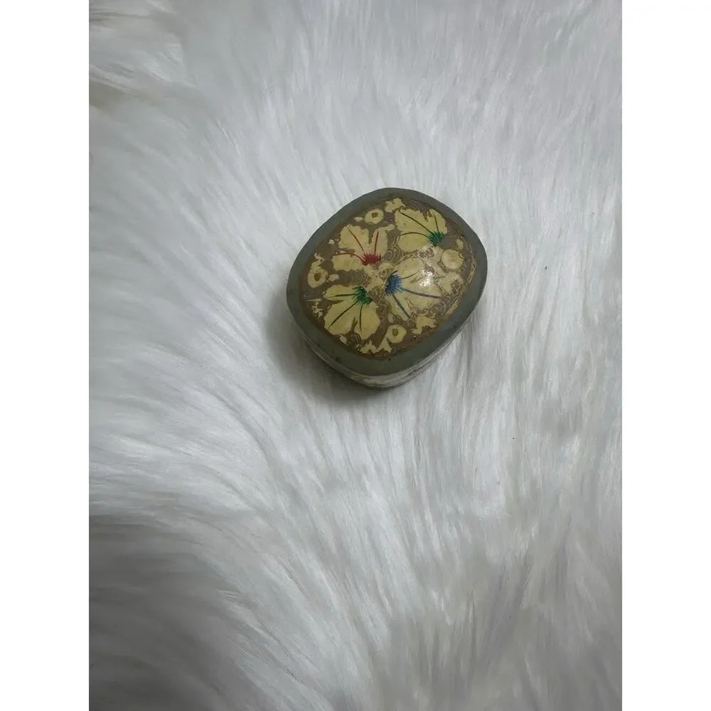 Vintage Paper Mache Trinket‎ Box